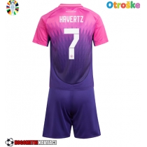 Otroške Nogometnih dresov Nemčija Kai Havertz #7 Gostujoči EP 2024 Kratki rokavi (+ hlače)